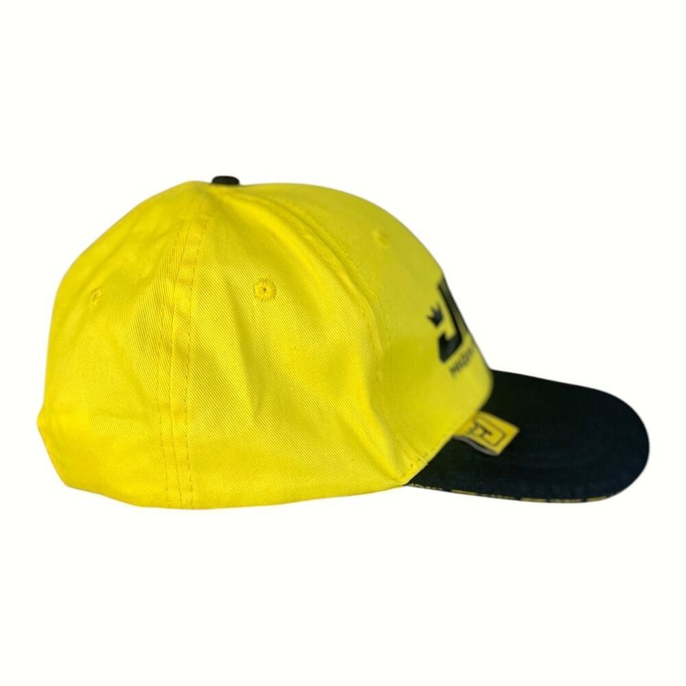 Jegs Men’s High Performance Yellow/Black Adjustable Ball Cap - Picture 3 of 7